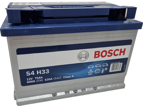 BOSCH S4H33 L3 SLI 12V 70Ah 600A Batterie de démarrage