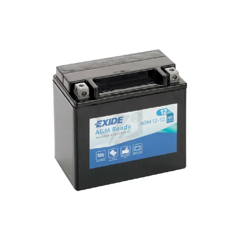EXIDE AGM12-12 12V 12 Ah 200 A BATTERIE MOTO/ Auxiliaire